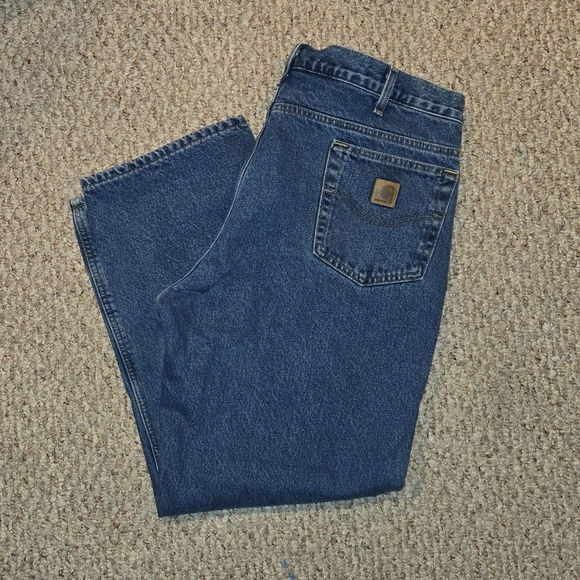 Carhartt Jeans  B172 DST Relaxed Fit 38x30 - Picture 1 of 6